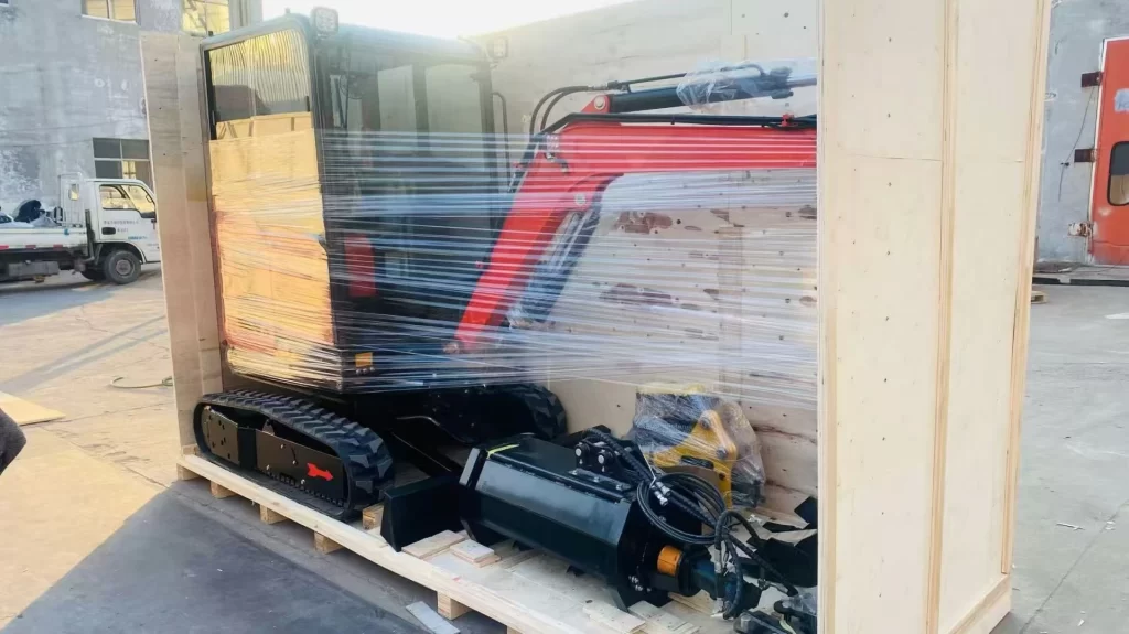 Model 18 Ekskavatörün Paketlenmesi ve Taşınması
